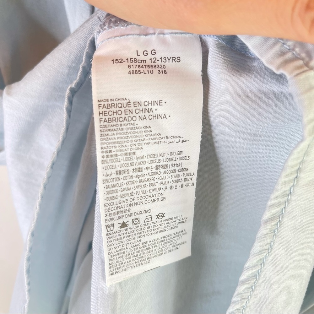 Levi’s Western Denim Casual Girls Shirt Dress Size Large NWT - Picture 10 of 10